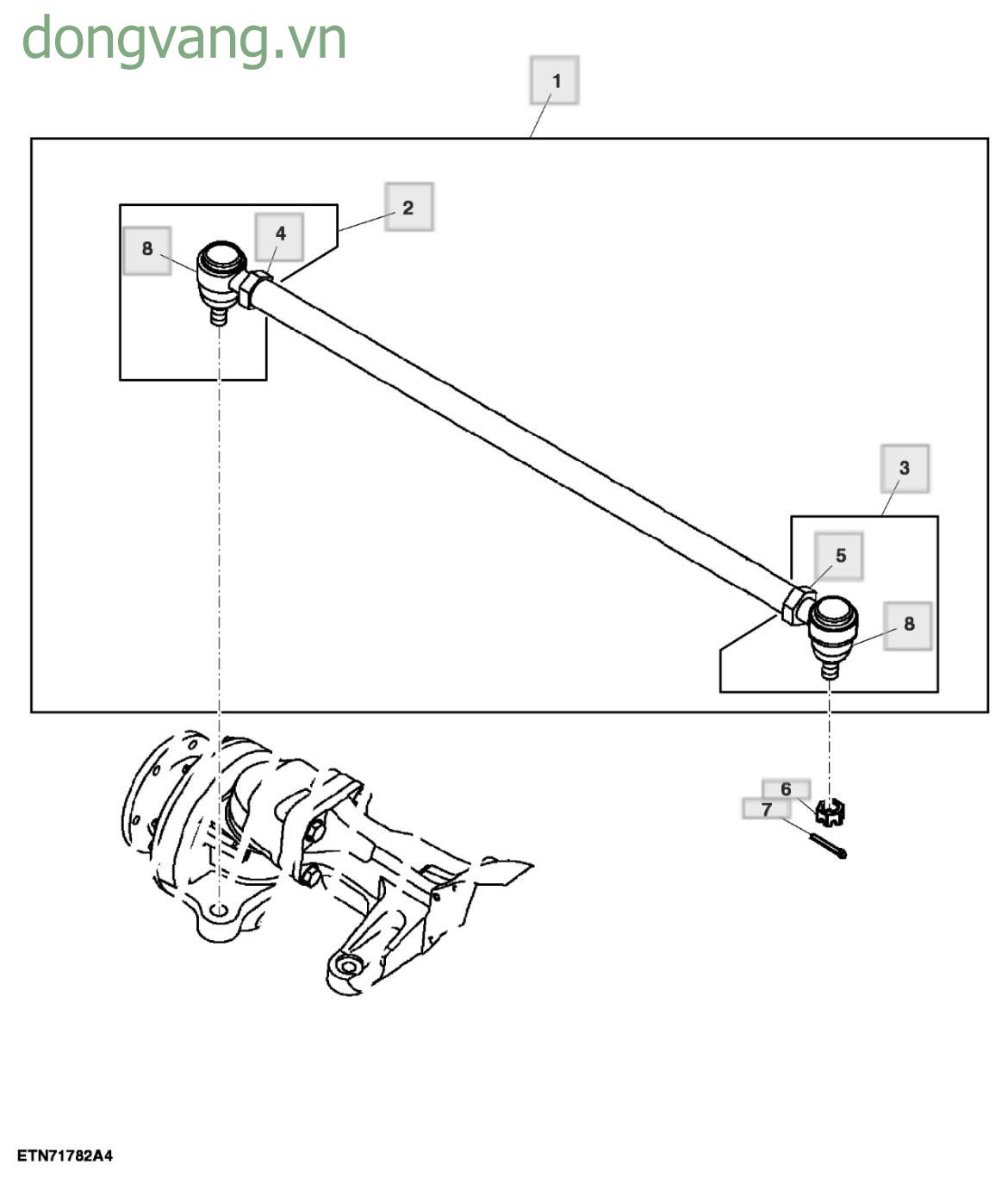 Tie Rod Assy (MFWD) - ST563678